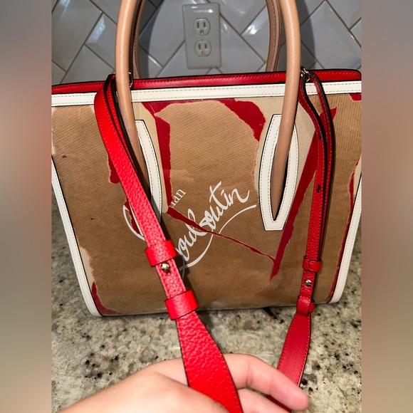 Christian Louboutin Paloma Kraft Medium Tote - Picture 6 of 16